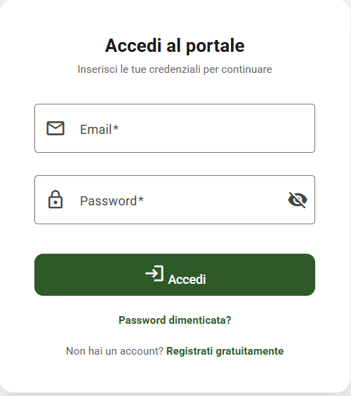 Pagina di Login PotaPay